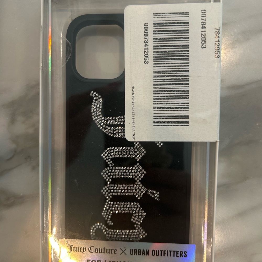 Juicy Couture Black Gothic Phone Case